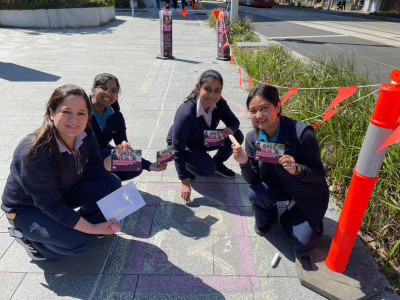 Image from chalk drawing at Westmead