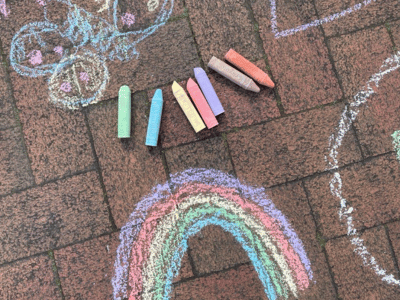 Image from chalk drawing at Westmead